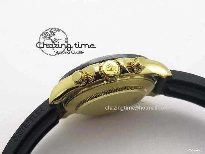 Maker Black A7750@6 Rubber BP Markers Sticks Daytona Gold Strap On Dial Subdial YG 0503
